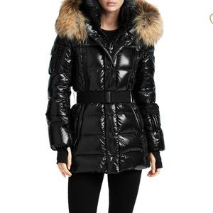 SAM Fur Down Puffer Coat
